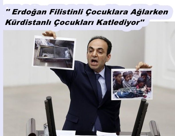 Osman Baydemir'' Erdoğan Filistinli Çocuklara Ağlarken Kürdistanlı Çocukları Katlediyor''