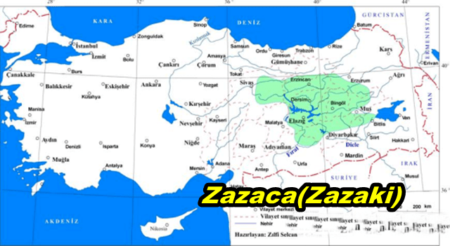 zazaki map