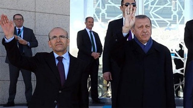 mehmet şimşek and recep tayyip erdoğan