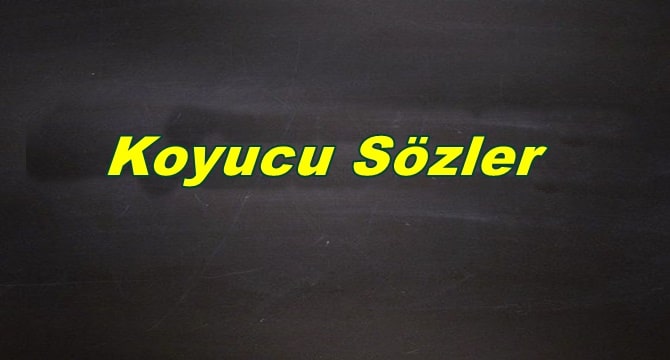 Koyucu Sözler
