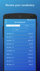 Lernen Sie mehr deutsche Wörter mit dieser App