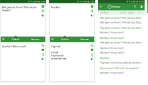 Simultane çeviri Uygulaması Almanca - Türkçe